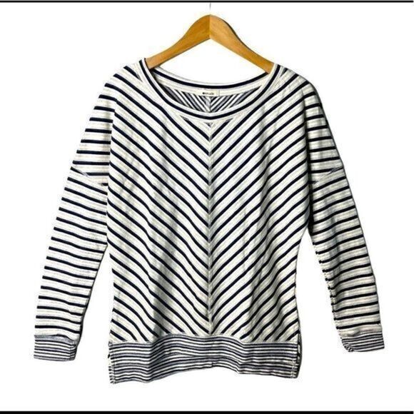 LA made Tops - LA made navy striped long sleeve top, NWOT